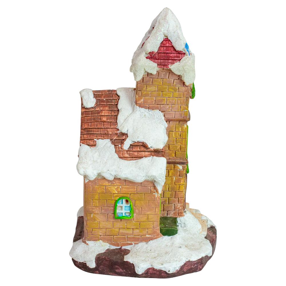 8.5" LED Lighted Church Christmas Village Decoration. Picture 4