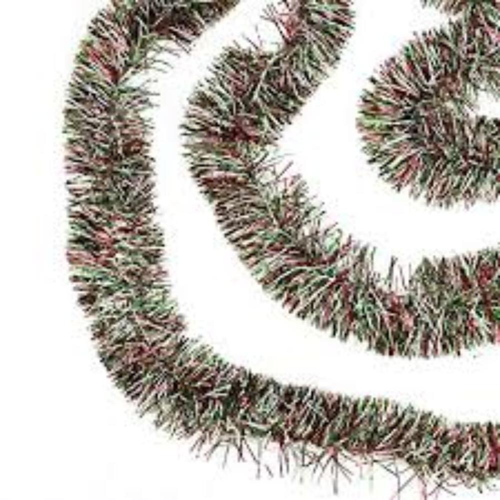 50' x 4" Red and Green Artificial Christmas Garland - Unlit. Picture 3
