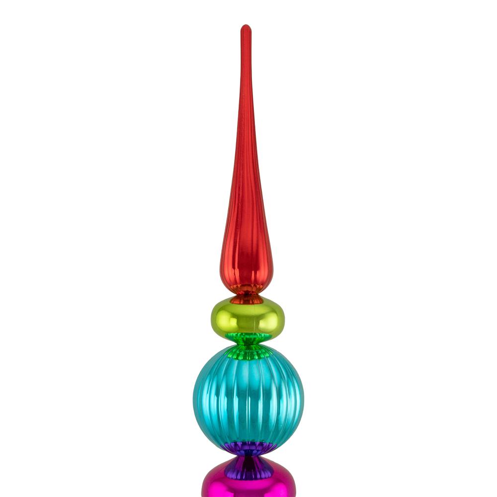 54" Multi-Color Topiary Finial Tower Commercial Christmas Decoration. Picture 2