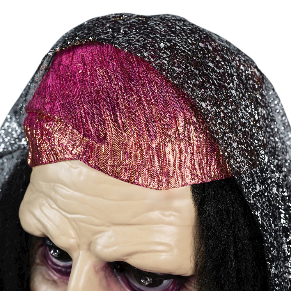 20" Animated Fortune Teller Halloween Decoration. Picture 6