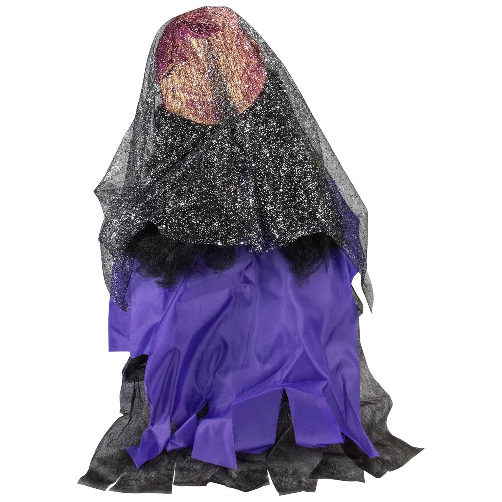 20" Animated Fortune Teller Halloween Decoration. Picture 2