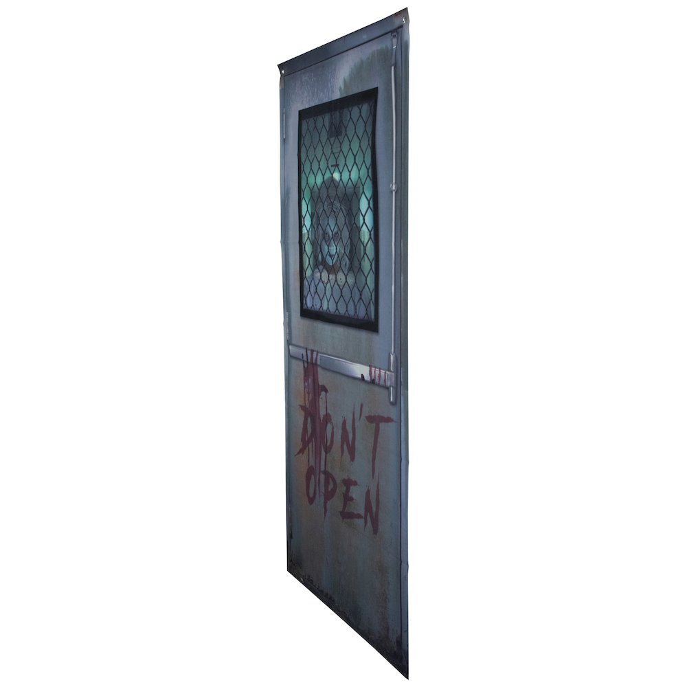 Don't Open Hospital Entryway Halloween Scary Door Decoration - 6'. Picture 2