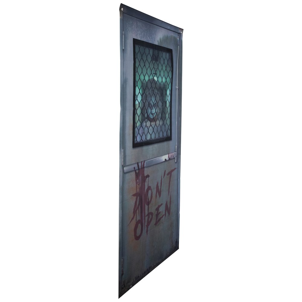 Don't Open Hospital Entryway Halloween Scary Door Decoration - 6'. Picture 3
