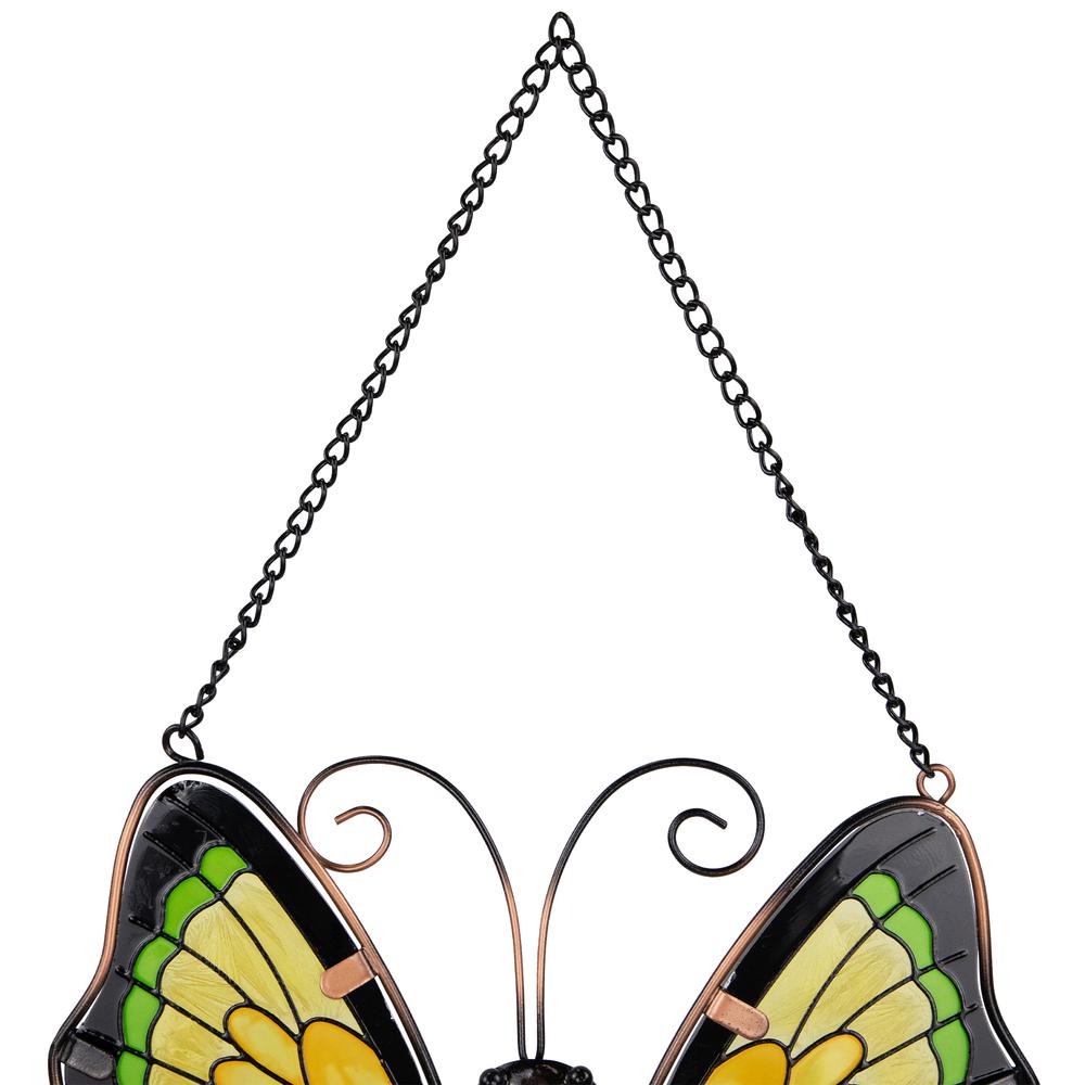 Metal Butterfly Outdoor Garden Windchimes - 21" - Set of 3. Picture 3