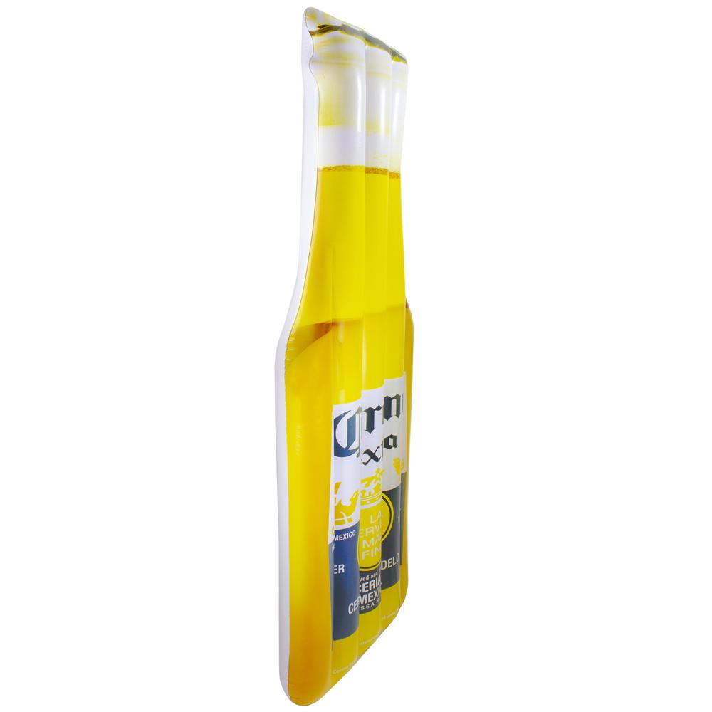 86" Corona Yellow and Blue Inflatable Beer Bottle Pool Float. Picture 4