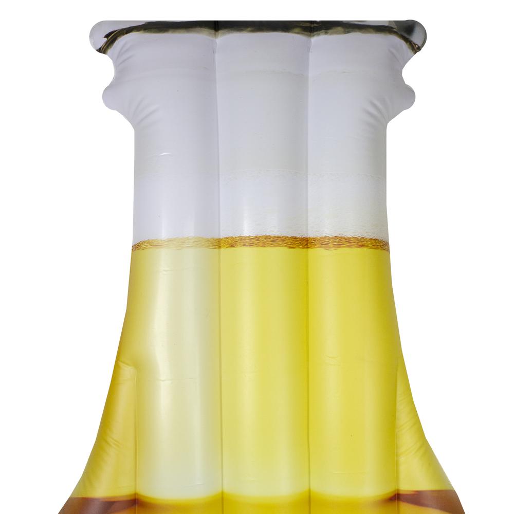 86" Corona Yellow and Blue Inflatable Beer Bottle Pool Float. Picture 6
