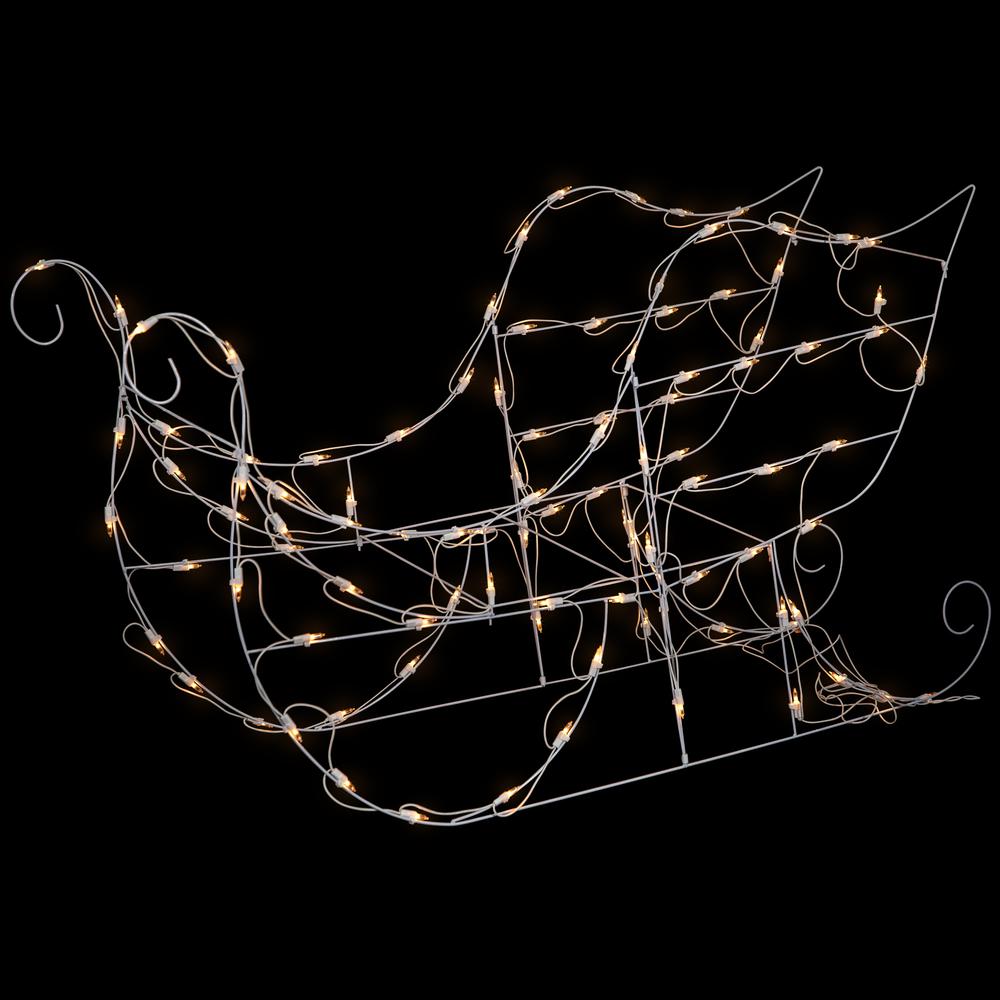 48" Lighted Sleigh Outdoor Christmas Decoration. Picture 5