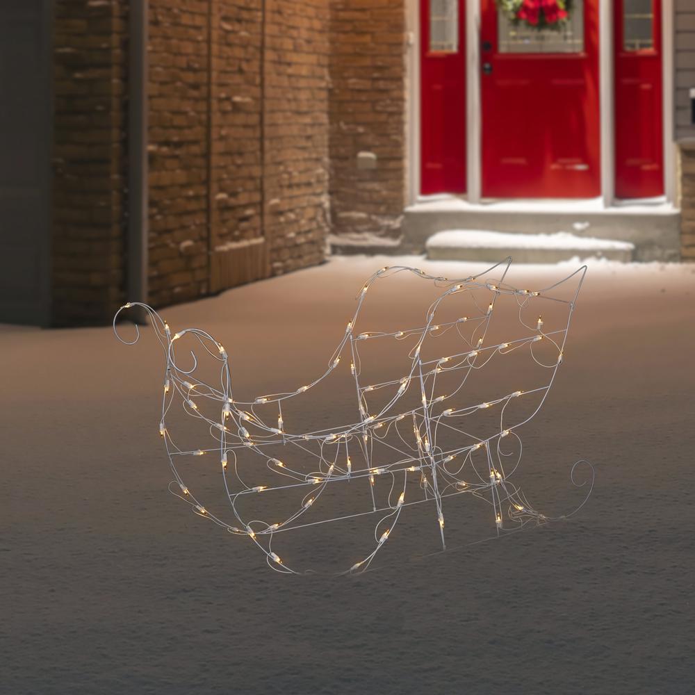 48" Lighted Sleigh Outdoor Christmas Decoration. Picture 6