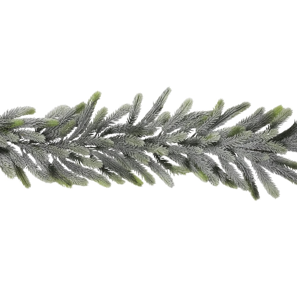 Frosted Pine Artificial Christmas Garland - 6' - Unlit. Picture 3