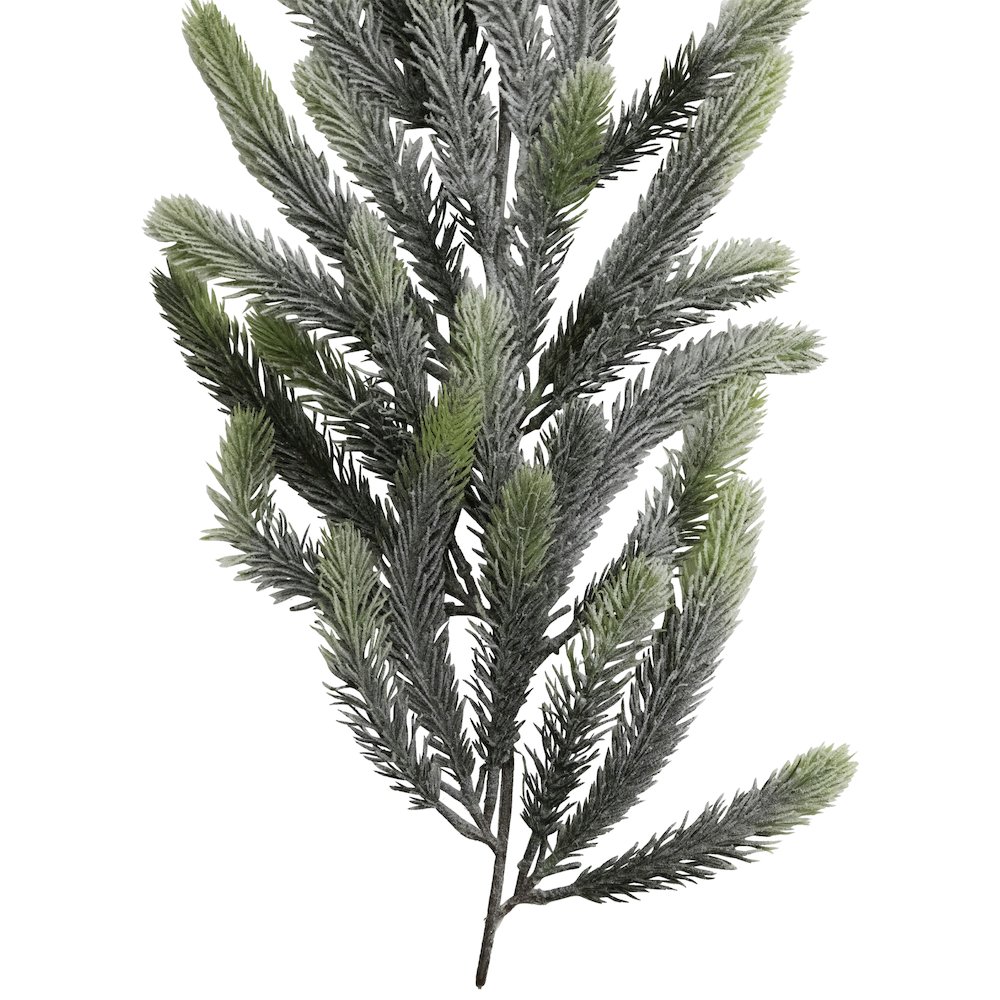 Frosted Pine Artificial Christmas Garland - 6' - Unlit. Picture 5