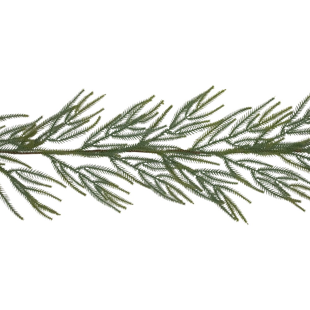 Norfolk Pine Artificial Christmas Garland - 7' - Unlit. Picture 3