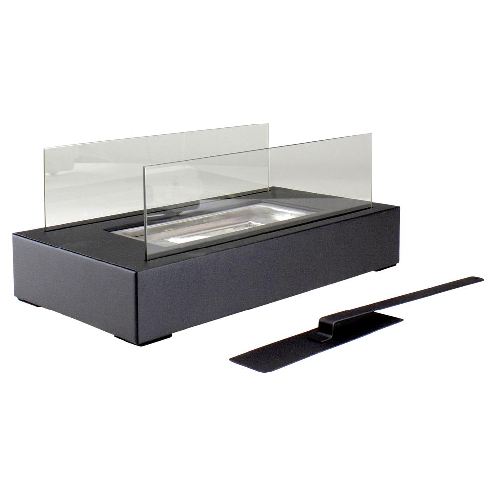 13.75" Bio Ethanol Ventless Portable Tabletop Fireplace with Flame Guard. Picture 2