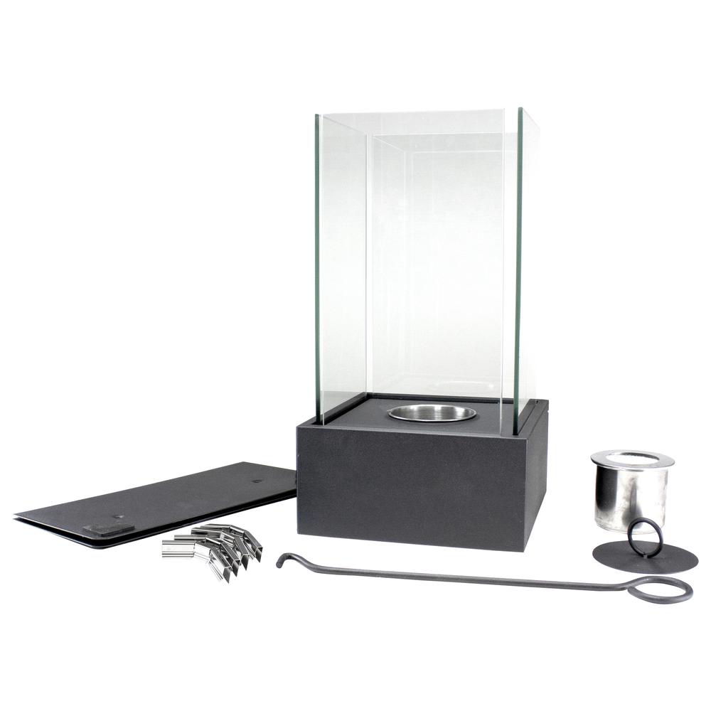 15" Bio Ethanol Ventless Portable Tabletop Fireplace with Flame Guard. Picture 4