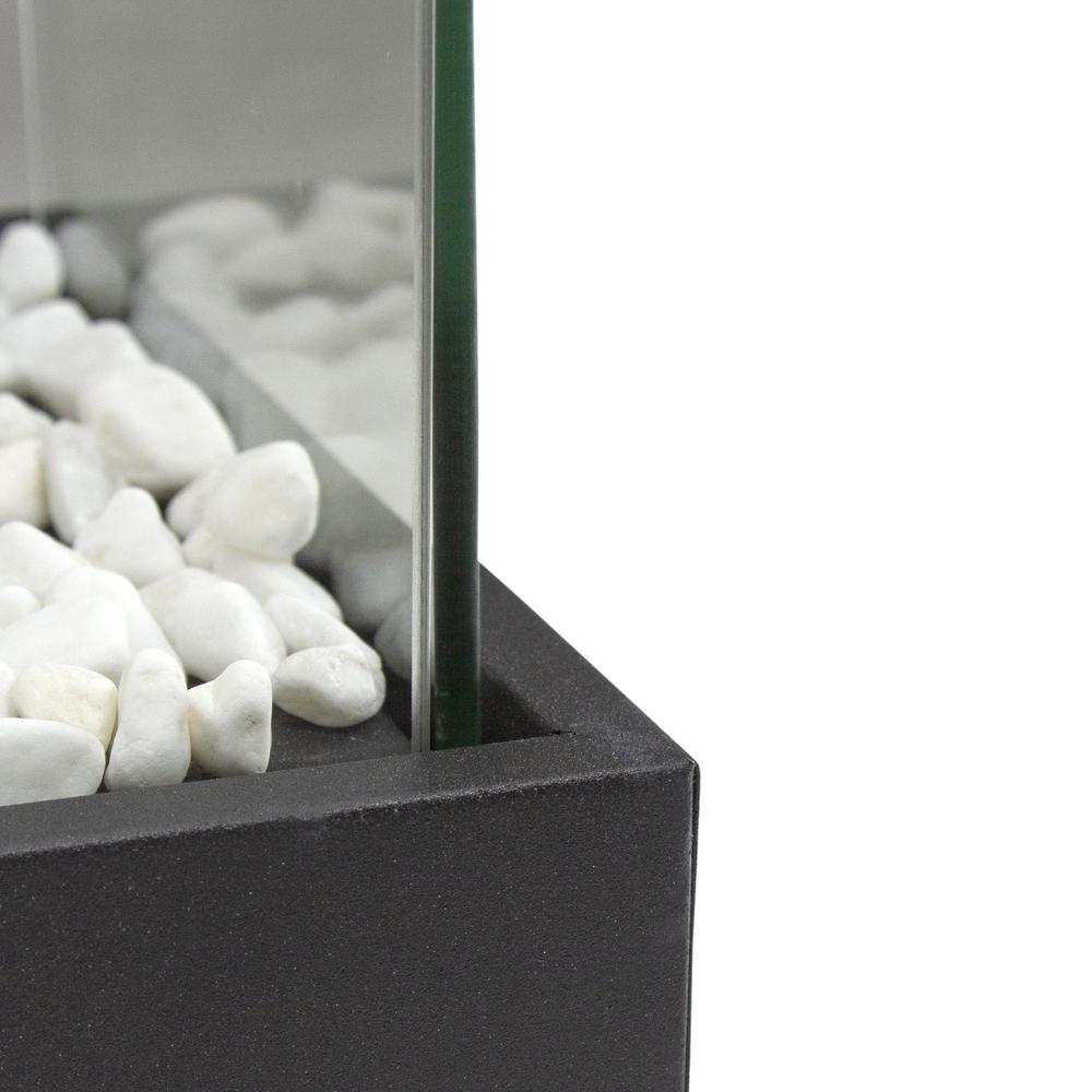 17.75" Bio Ethanol Ventless Portable Tabletop Triple Fireplace with Flame Guard. Picture 6