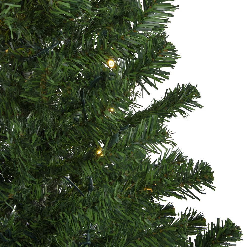 4' Pre-Lit Mixed Classic Pine Medium Artificial Christmas Tree - Warm Clear LED Lights. Picture 2