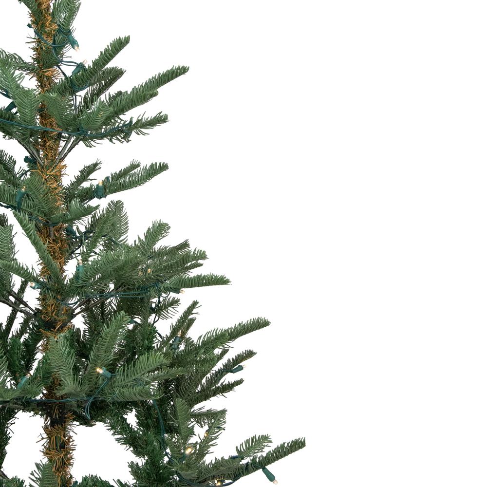 7.5' Pre-Lit Nordmann Fir Artificial Christmas Tree - Warm Clear LED Lights. Picture 3