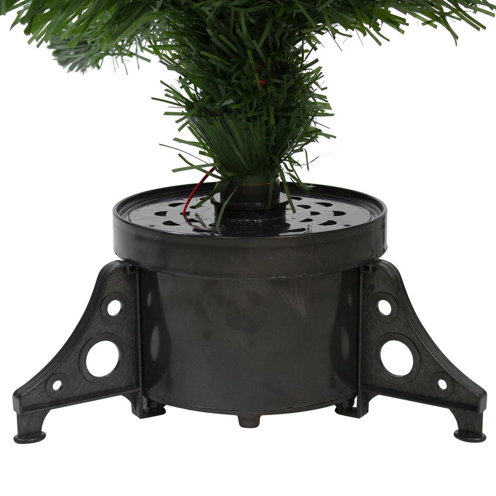 4' Pre-Lit Color Changing Fiber Optic Artificial Christmas Tree with Snowflakes. Picture 4
