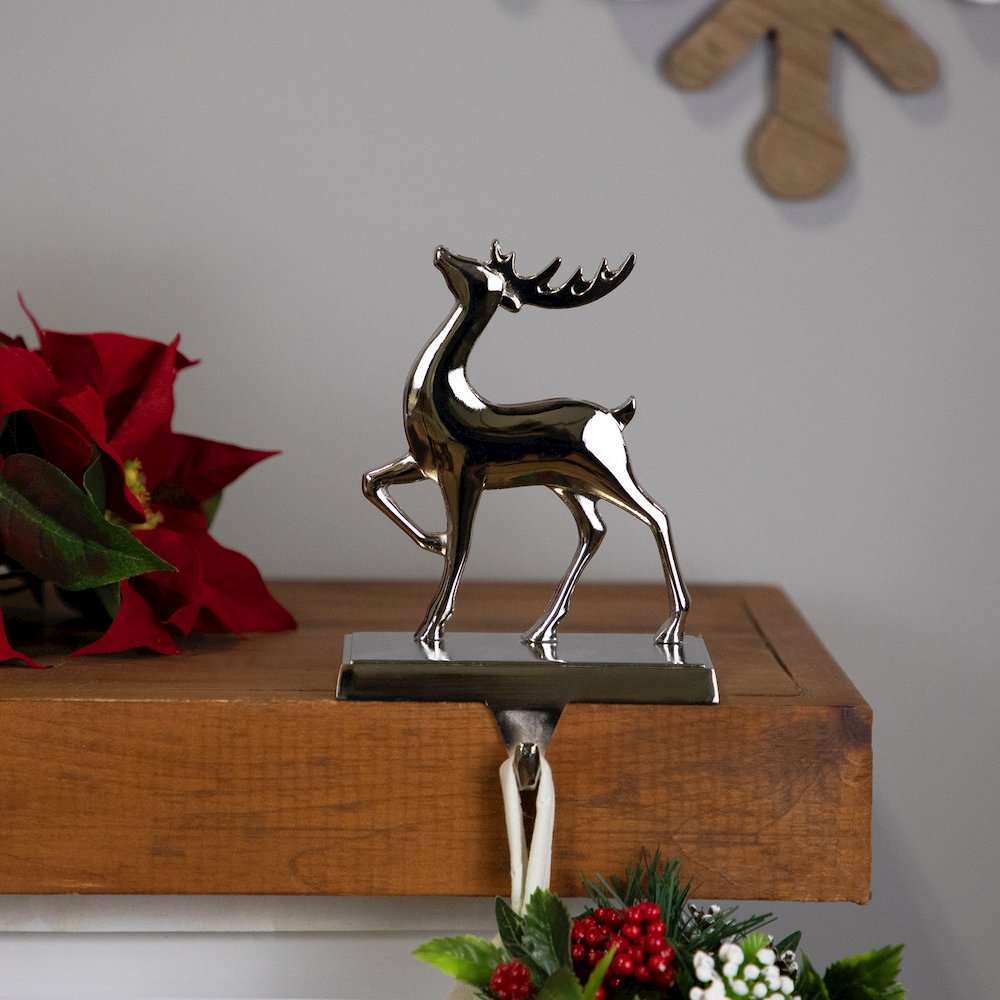 Reindeer Christmas Stocking Holder - 6". Picture 3
