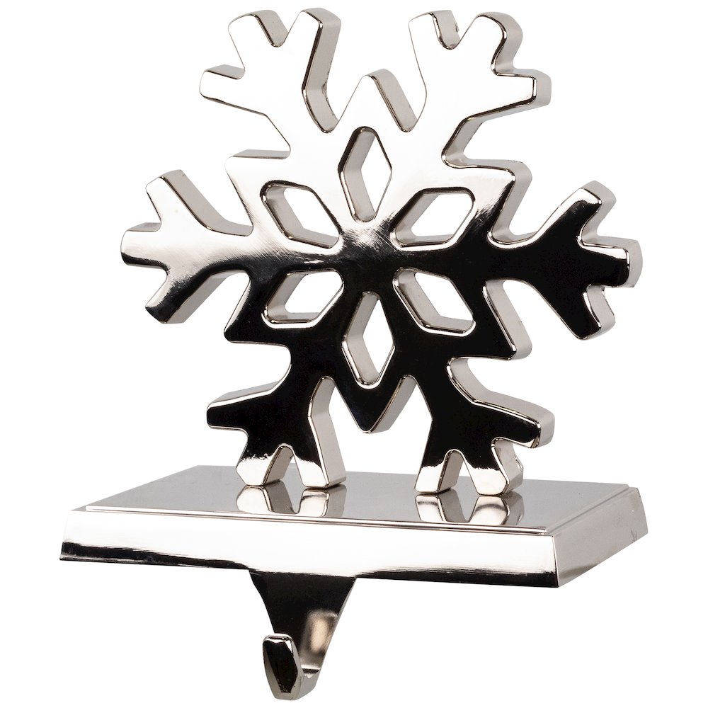 Snowflake Metal Christmas Stocking Holder - 5". Picture 5