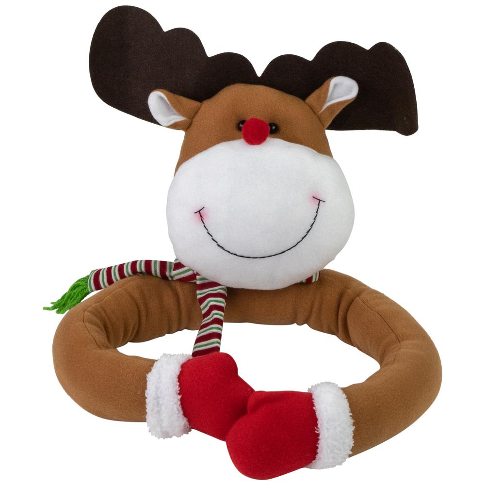 26" Plush Reindeer Christmas Tree Topper  Unlit. Picture 1