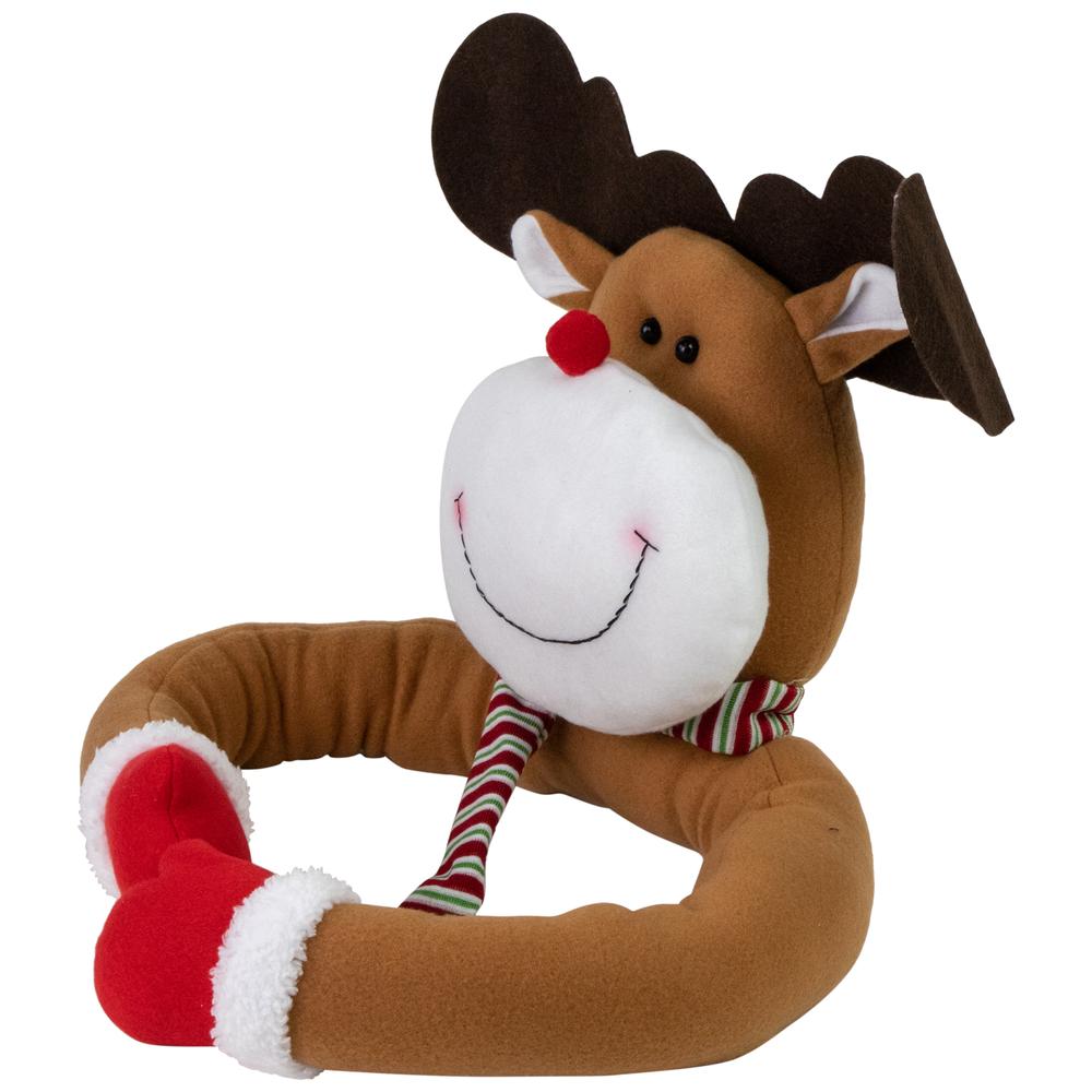 26" Plush Reindeer Christmas Tree Topper  Unlit. Picture 3