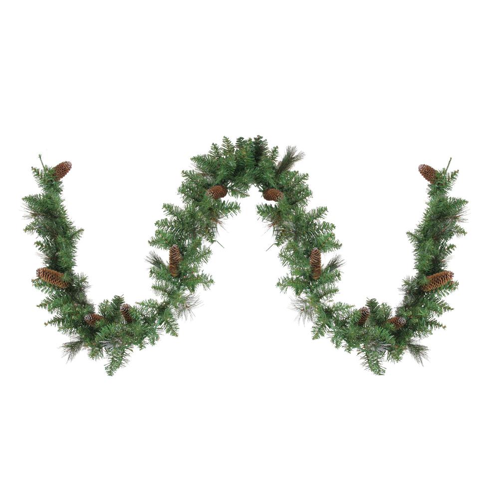 9' x 10" Yorkville Pine Artificial Christmas Garland - Unlit. Picture 1