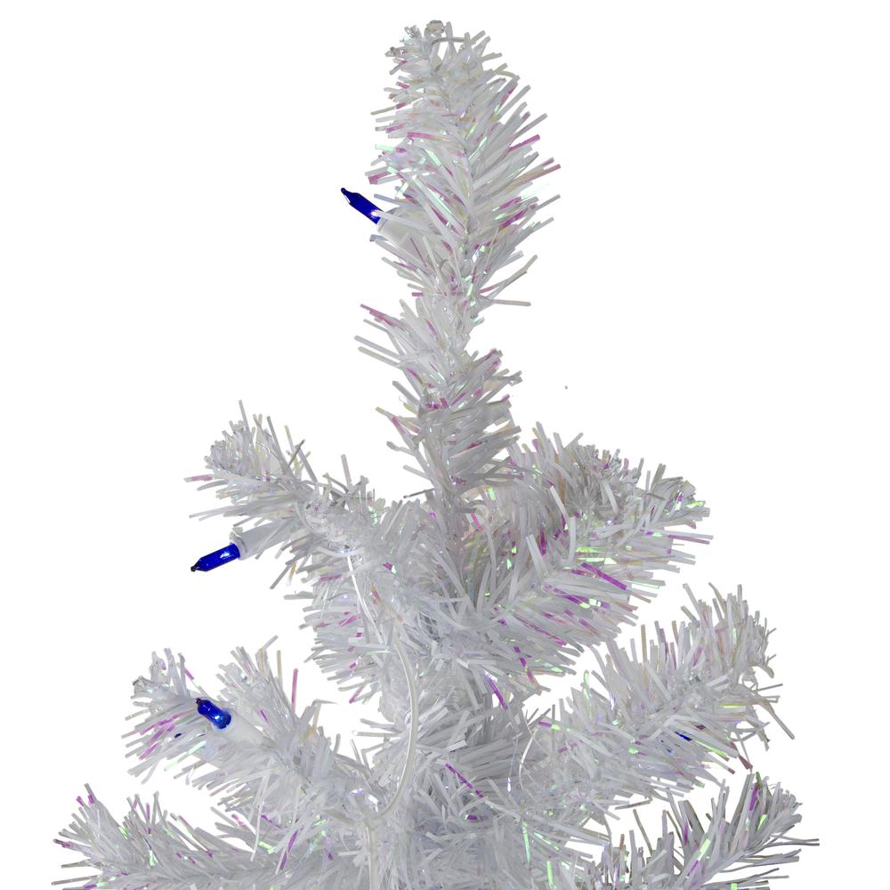 4' Pre-Lit Medium Pine Artificial Christmas Tree - Blue Lights. Picture 3