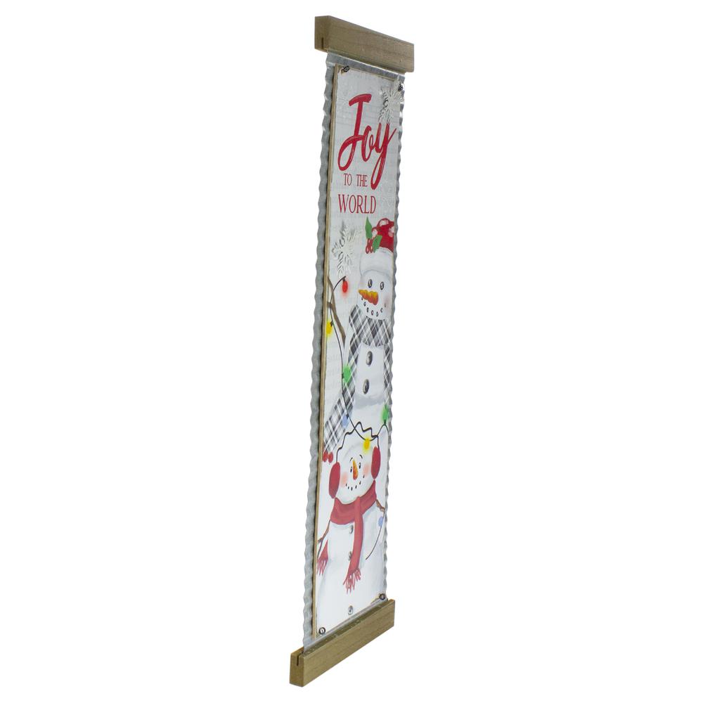 26-Inch Joy to the World Galvanized Christmas Wall Decor. Picture 2