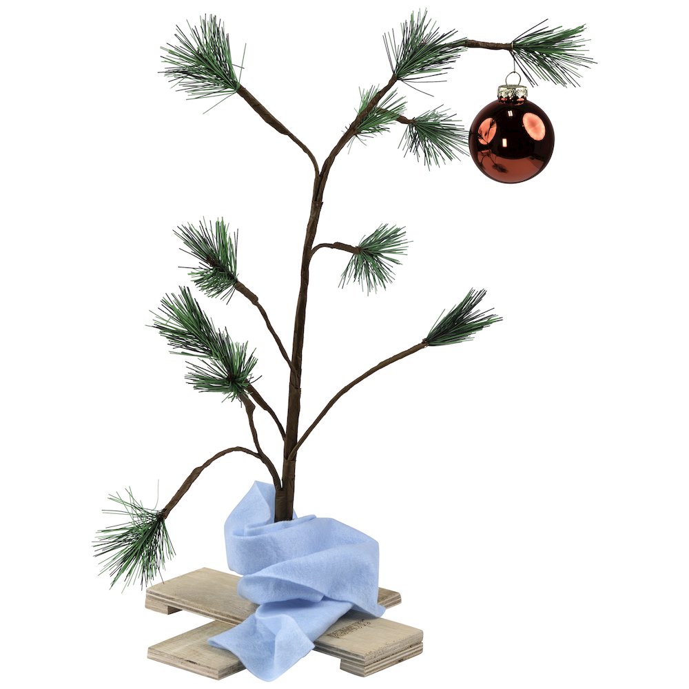 24" Peanuts The Original Charlie Brown Christmas Tree - Unlit. Picture 3