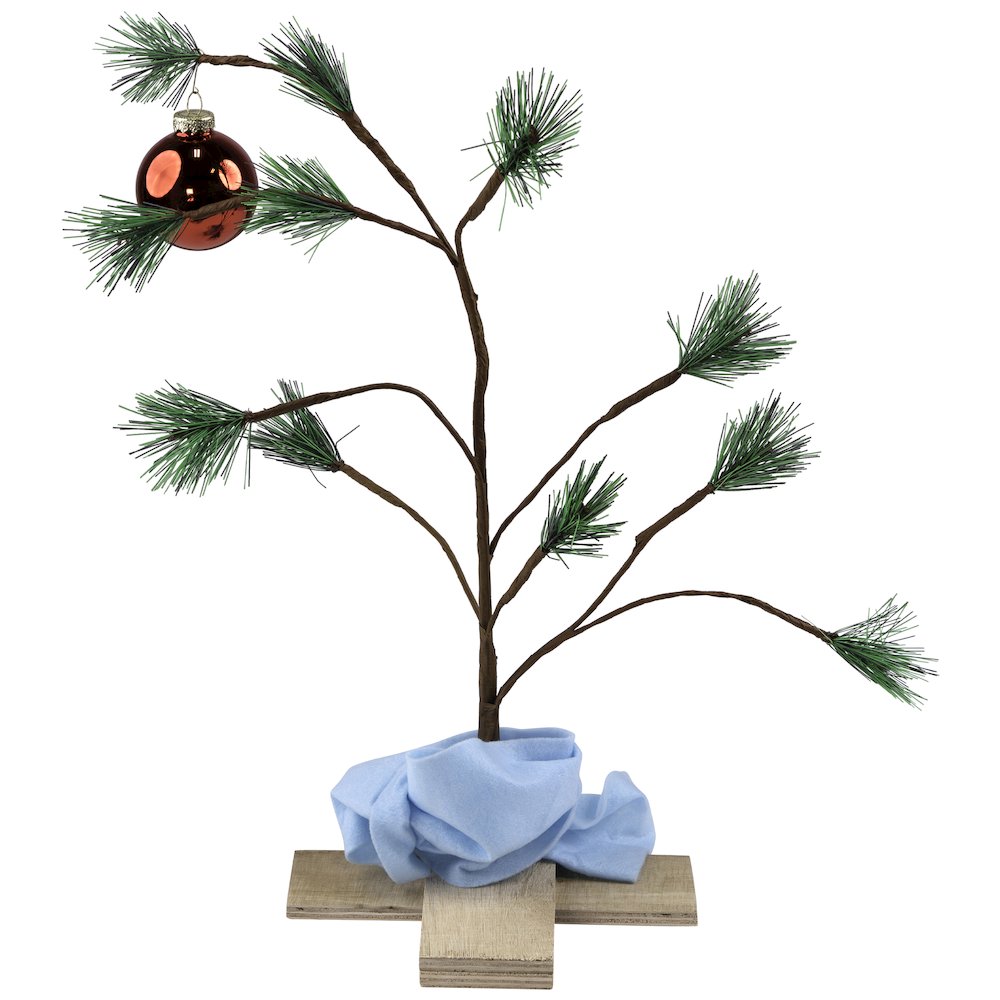 24" Peanuts The Original Charlie Brown Christmas Tree - Unlit. Picture 4