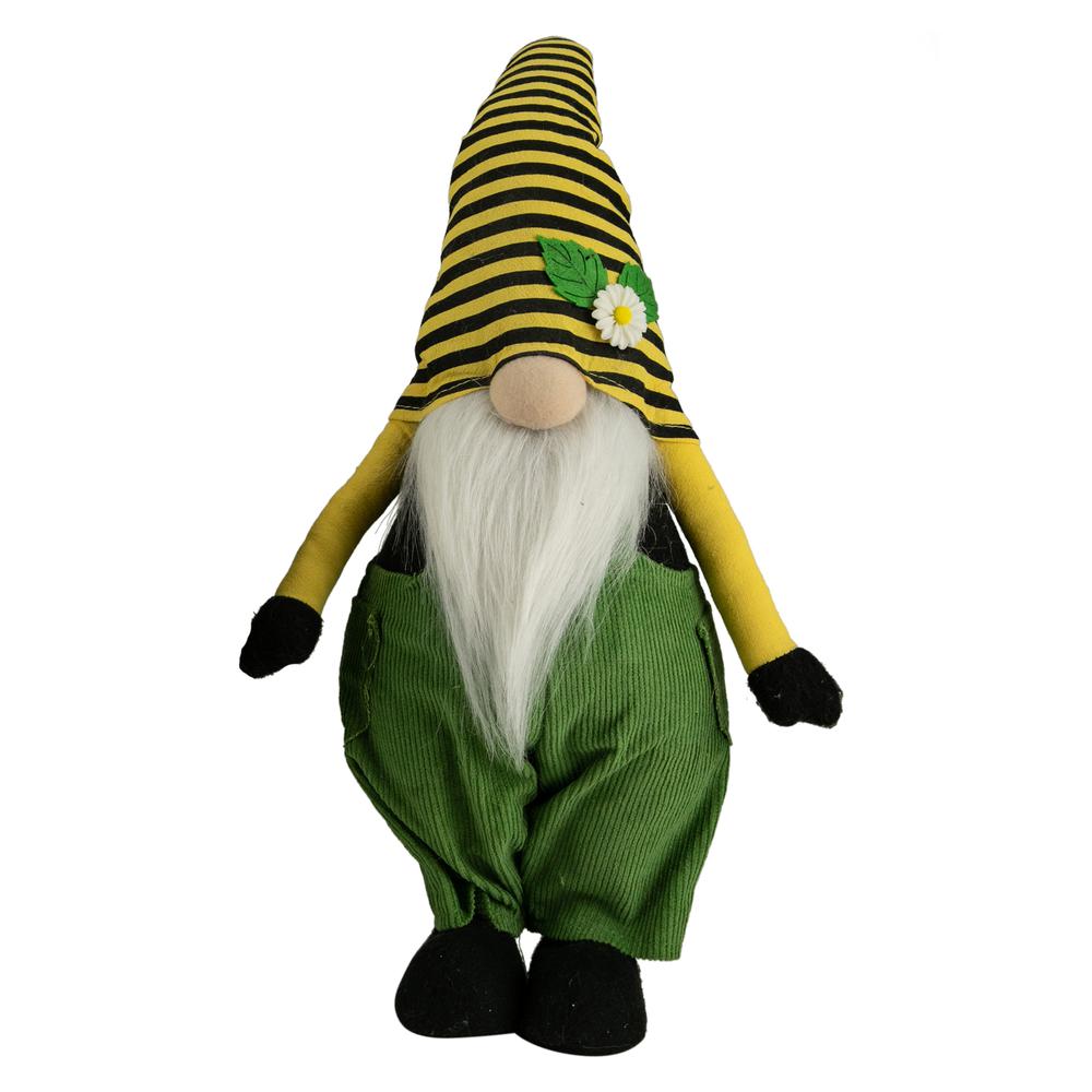 19.75" Boy Bumblebee Hat with Daisy Springtime Gnome. Picture 1