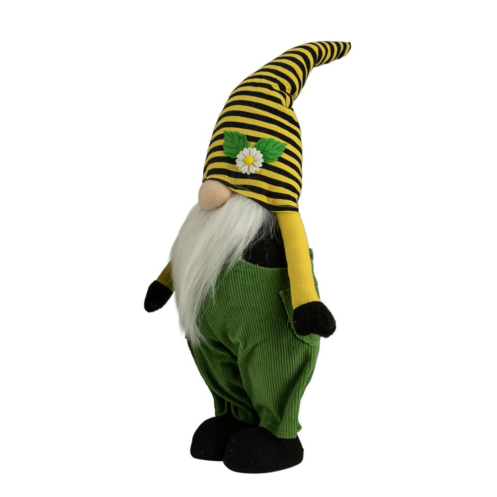 19.75" Boy Bumblebee Hat with Daisy Springtime Gnome. Picture 3