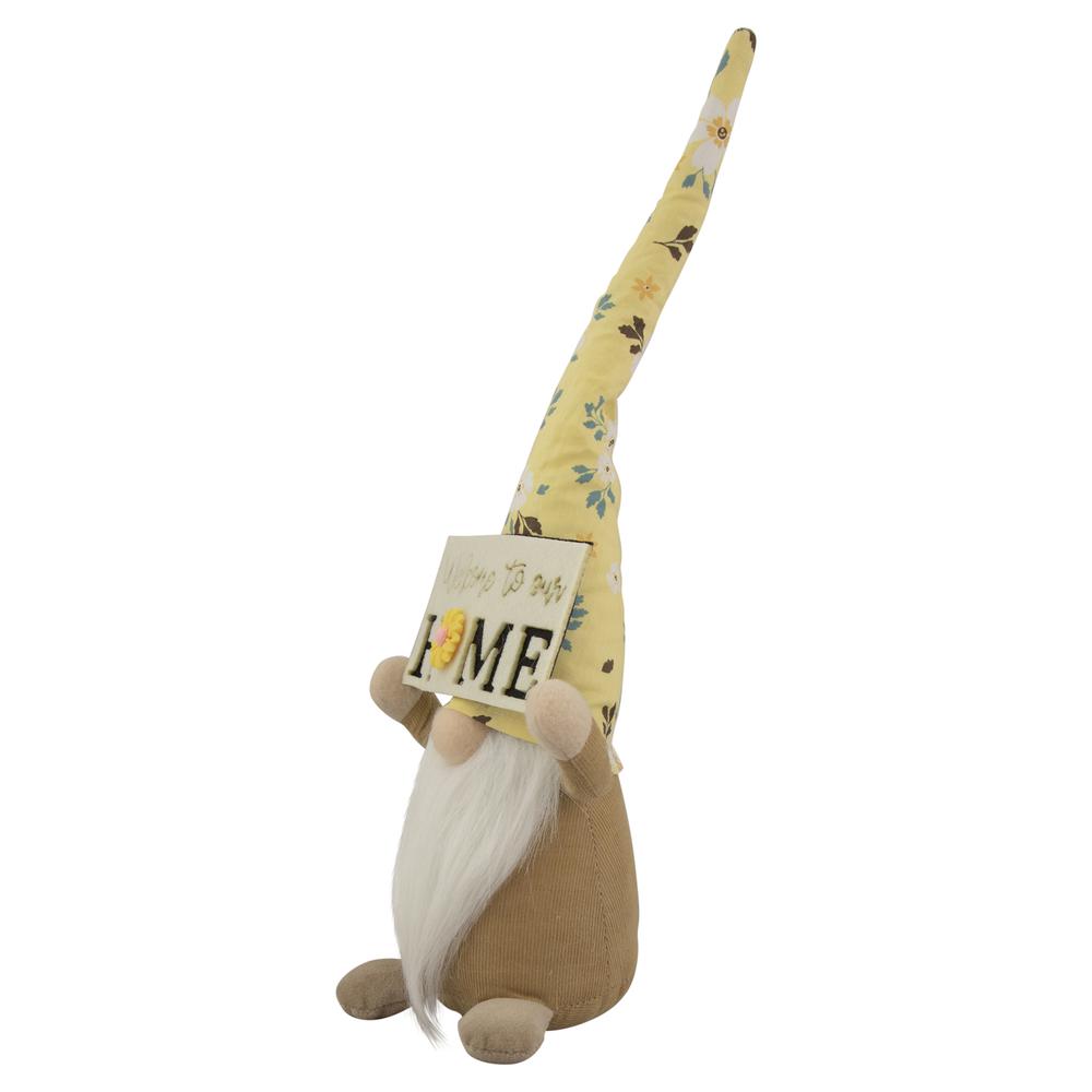 15.25" Spring Sunflower Hat Gnome with Home Sign. Picture 4