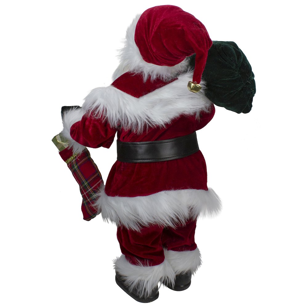 2' Standing Santa Christmas Figure with Presents. Picture 5