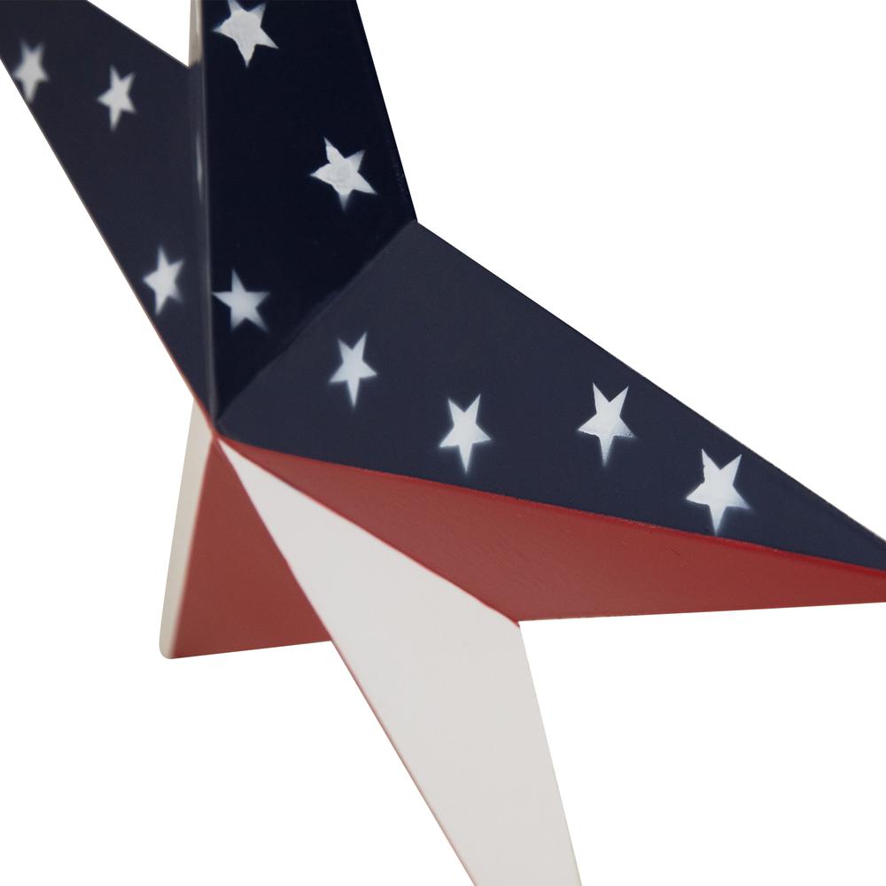 Patriotic Star Metal Wall Decoration - 15". Picture 5