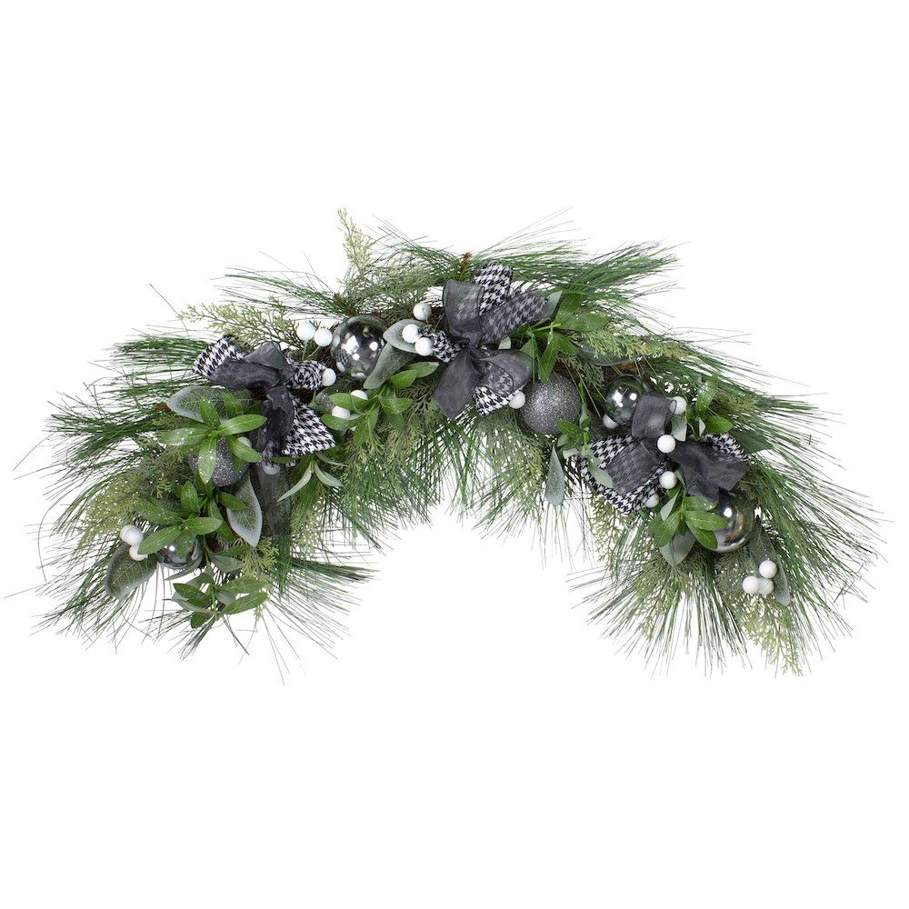 Real Touch™ Winter Foliage and Berries Artificial Christmas Swag - 36" - Unlit. Picture 1