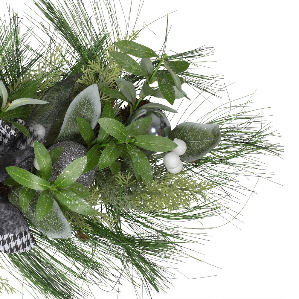 Real Touch™ Winter Foliage and Berries Artificial Christmas Swag - 36" - Unlit. Picture 3