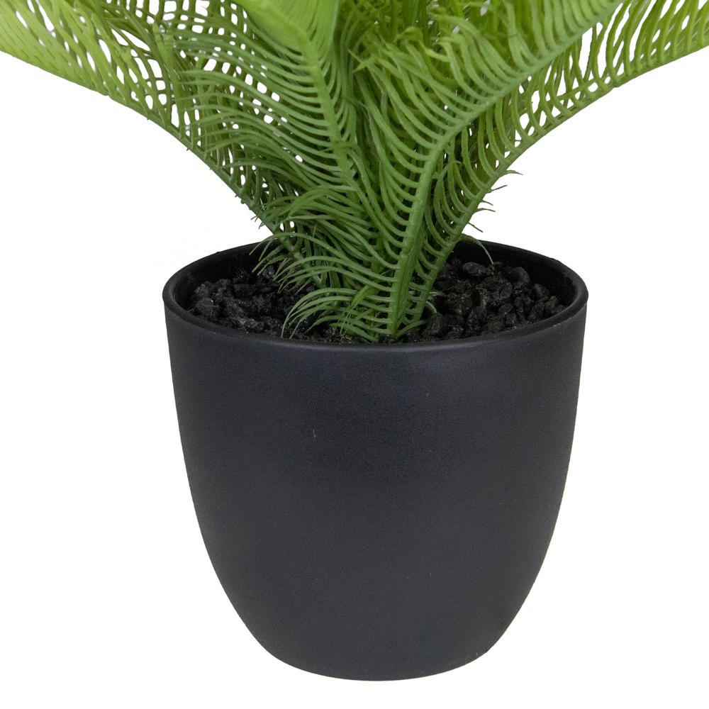 12" Potted Green Artificial Pinus Plant. Picture 5