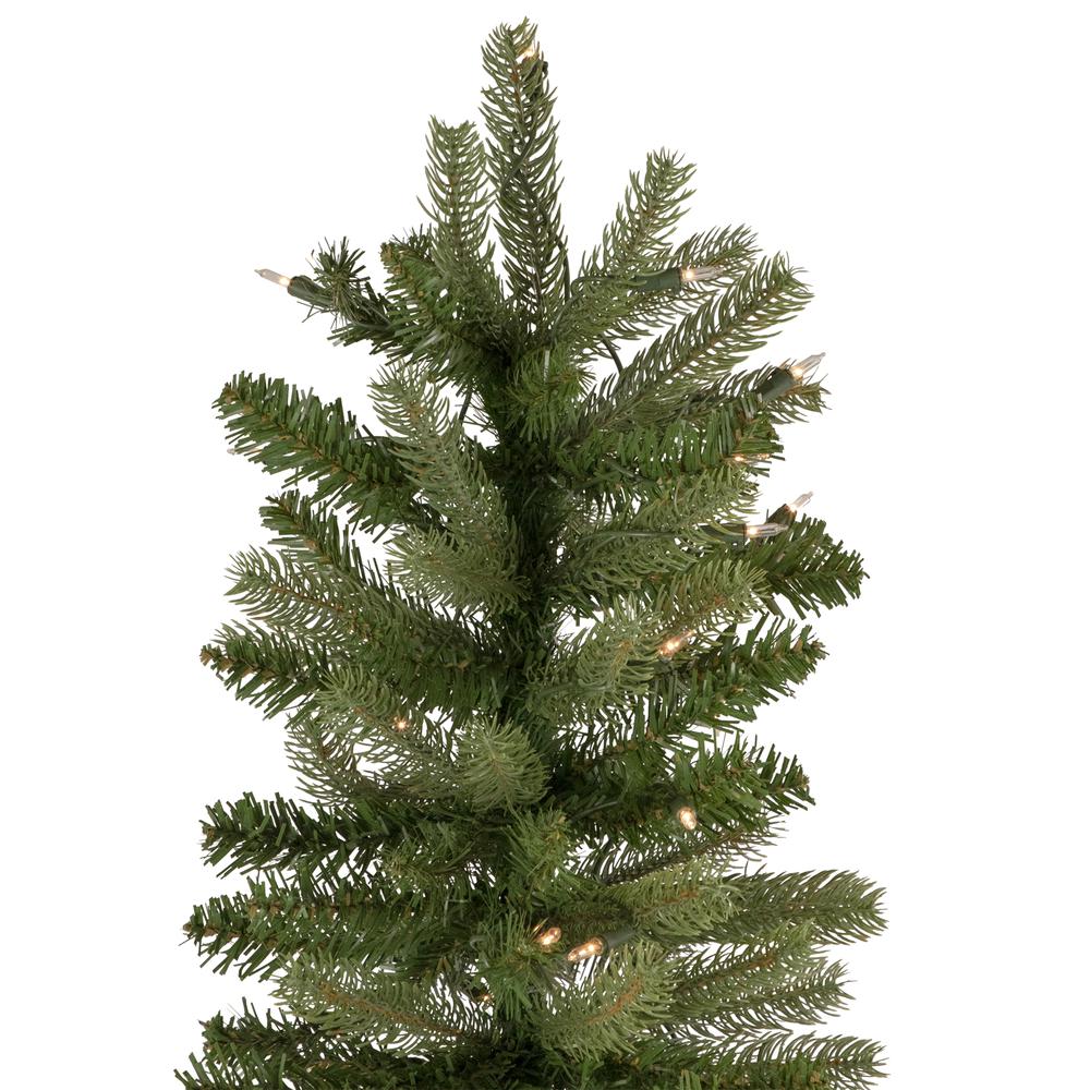 7.5' Pre-Lit Wicklow Noble Fir Artificial Christmas Tree  Clear Lights. Picture 5