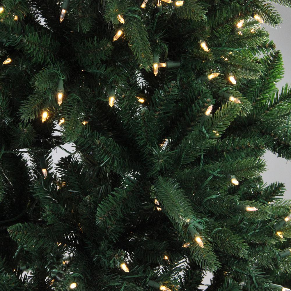 Real Touch️ Pre-Lit Noble Fir Artificial Christmas Tree-9' Dual Color LED Lights. Picture 3