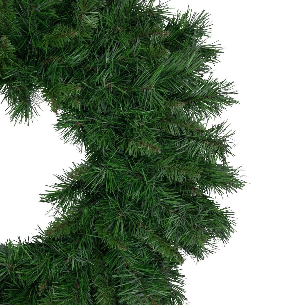 Lush Mixed Pine Artificial Christmas Wreath  24-Inch  Unlit. Picture 4