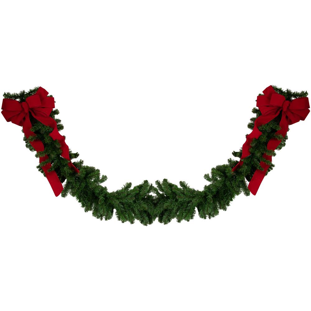 50' x 12" Balsam Pine Artificial Christmas Garland  Unlit. Picture 7