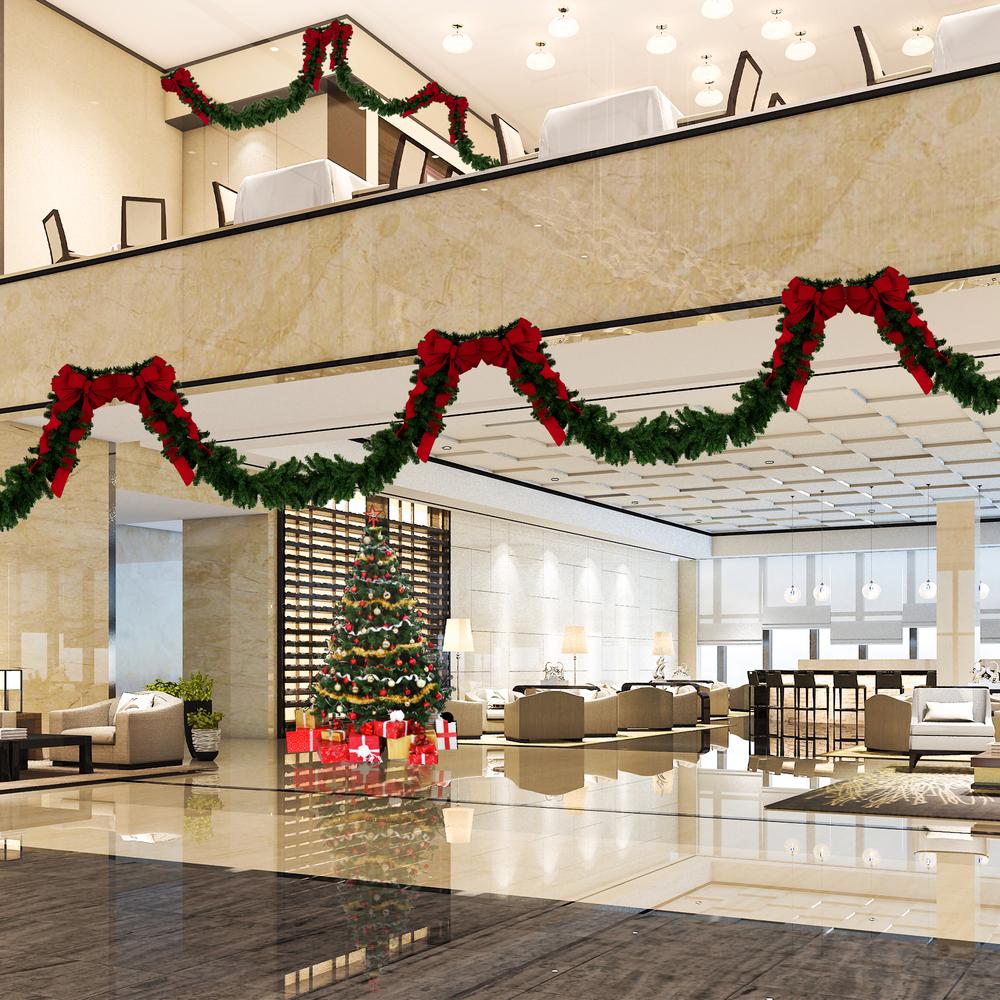 50' x 12" Balsam Pine Artificial Christmas Garland  Unlit. Picture 2