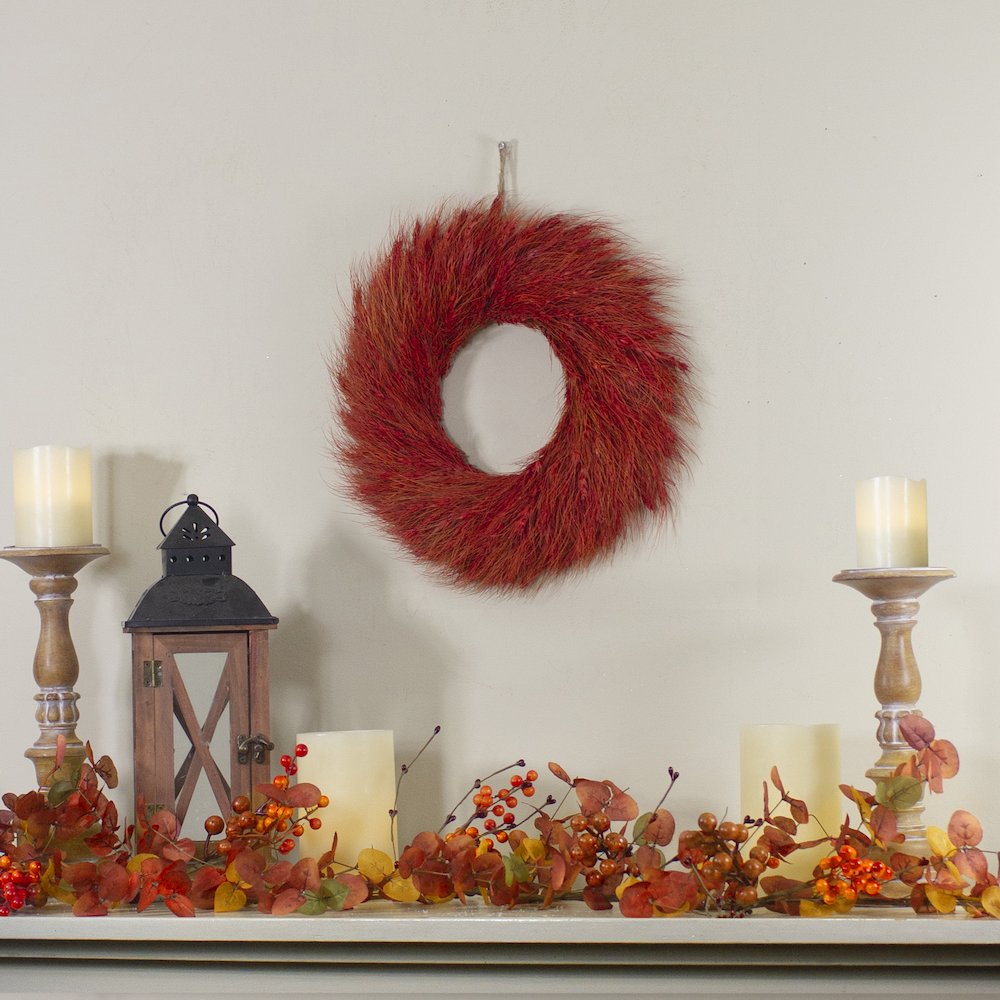 5' Berry and Leaves Fall Harvest Artificial Garland - Unlit. Picture 2