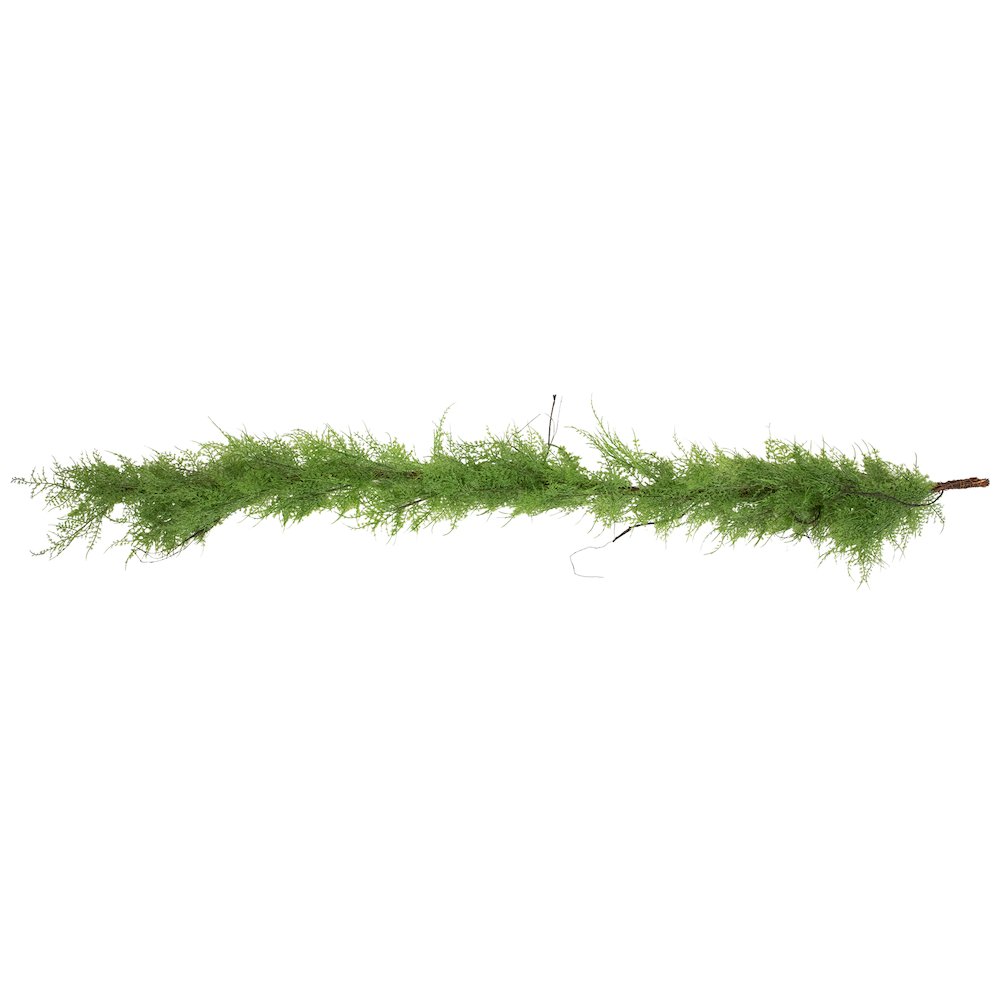 Real Touch™️ Cedar Artificial Christmas Garland - 5' x 8" - Unlit. Picture 1