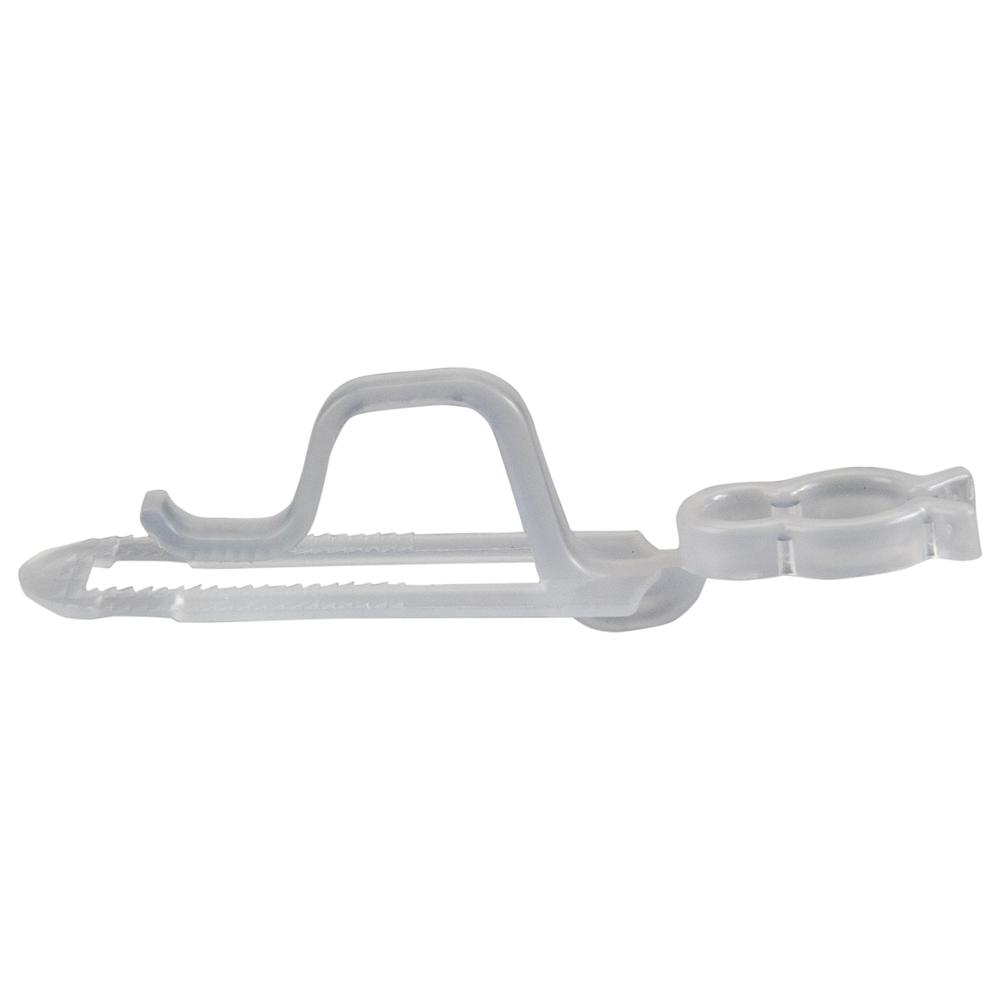 60CT Clear Omni All-In-One Universal Gutter and Shingle LED Christmas Light Clips. Picture 2