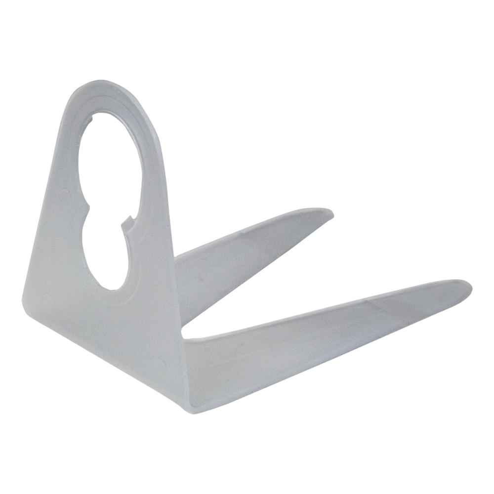 50ct Clear White Outdoor Christmas Light Shingle Speed Tabs. Picture 2