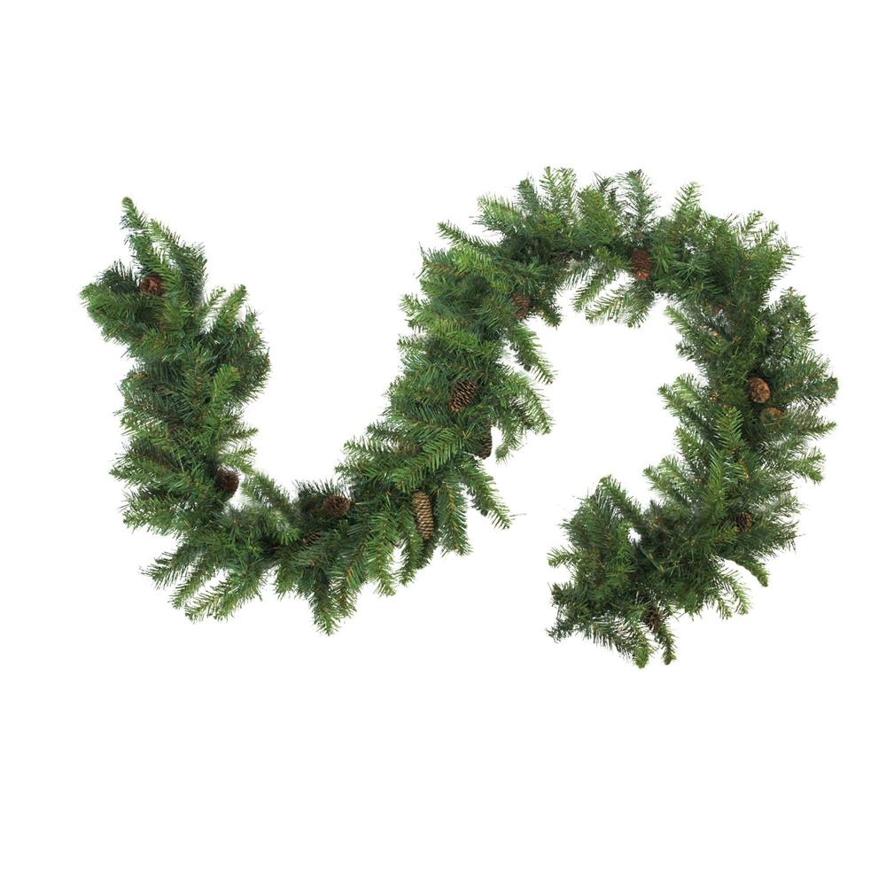 50' x 12" Dakota Red Pine Artificial Christmas Garland  Unlit. Picture 1