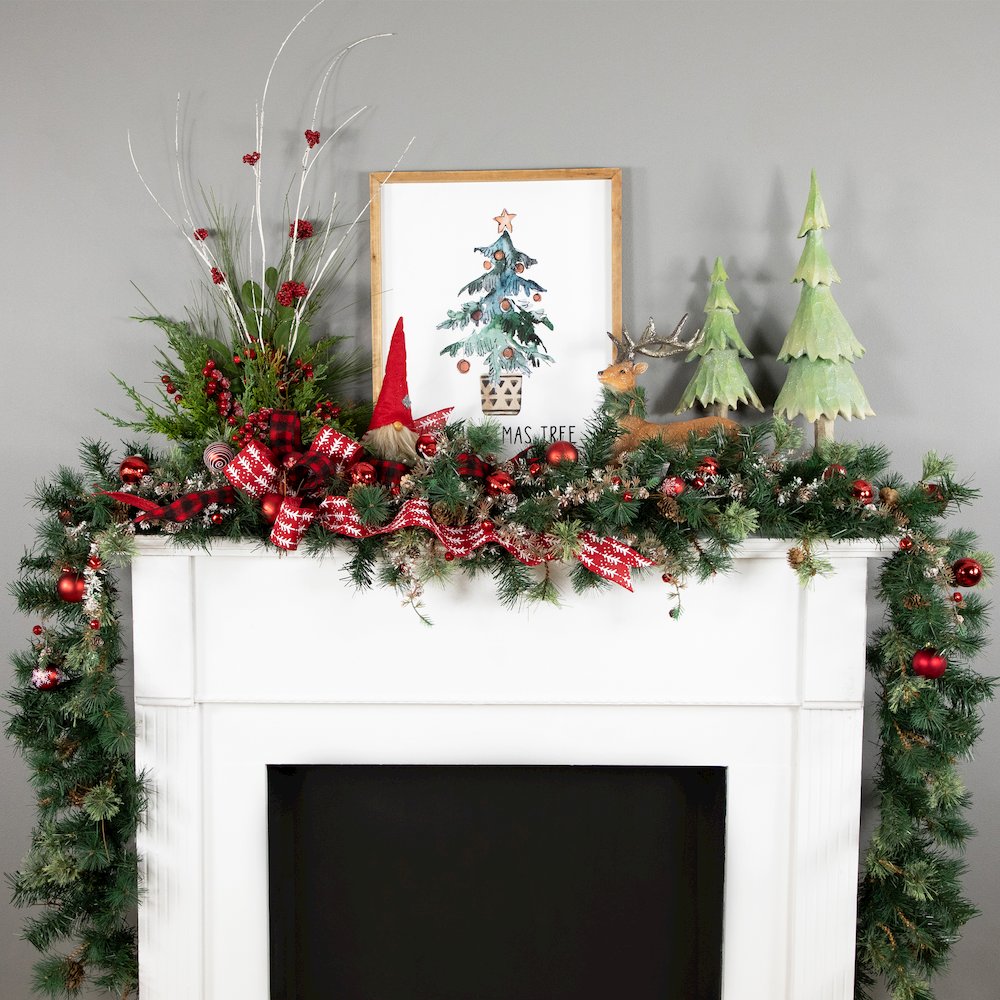 9' x 10" Yorkville Pine Artificial Christmas Garland - Unlit. Picture 2