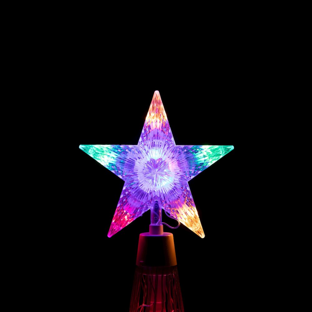 6' Multi-Color LED Lighted Show Cone Christmas Tree Outdoor Decoration. Picture 7